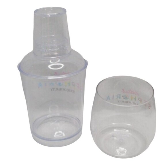 Sephora Sephoria House of Beauty Acrylic Cocktail Shaker and Wine Glass - Picture 2 of 3